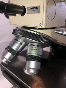 Olympus Microscope BH-2 Teaching Microscope 3 Objectives BH2 Pointer Tested