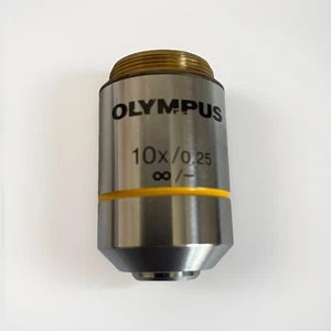 Olympus Plan 10x/0.25 ∞/- Microscope Objective Lens