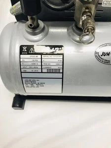 Gast Jun-Air OF302 -4B Oil-Less Air Compressor ( 120V, 12.2bar, 4-Liter Tank )