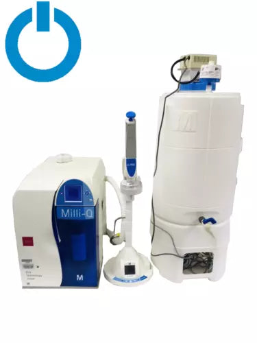 Millipore Milli-Q Integral 10 A10 Water Purification System W. Tank & Q-Pod