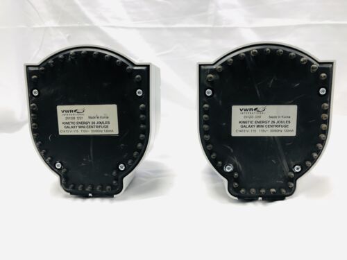(Lot of 2)) VWR Kinetic Energy 26 Joules Galaxy Mini Centrifuge Video Warranty