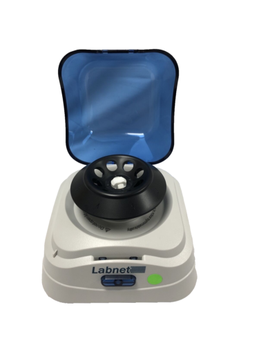 Labnet C1601 Mini Microcentrifuge Tested Working C1601-B Blue 6000 rpm
