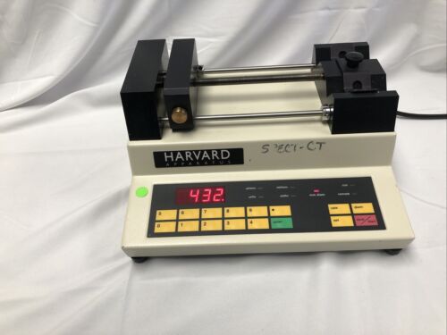 Harvard Apparatus Model 22 DUAL Syringe Pump, MODEL 55-2222 120v Tested Works