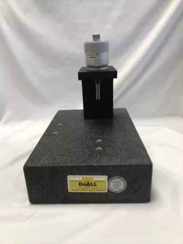 DoAll Granite W/ Mitutoyo 152-348 High Accuracy Micrometer 0-25 / 0.002mm