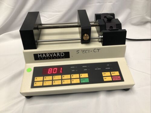 Harvard Apparatus Model 22 DUAL Syringe Pump, MODEL 55-2222 120v Tested Works