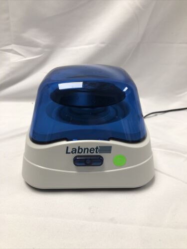 Labnet C1601 Mini Microcentrifuge Tested Working C1601-B Blue 6000 rpm