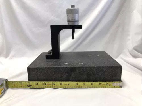 DoAll Granite W/ Mitutoyo 152-348 High Accuracy Micrometer 0-25 / 0.002mm