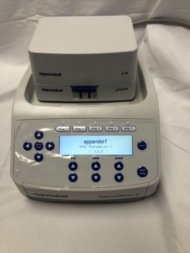 Eppendorf 5382 ThermoMixer C | Plates Adapter with Lid | Cooling Heating shaker