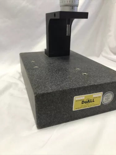 DoAll Granite W/ Mitutoyo 152-348 High Accuracy Micrometer 0-25 / 0.002mm