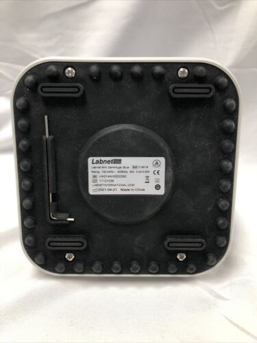 Labnet C1601 Mini Microcentrifuge Tested Working C1601-B Blue 6000 rpm