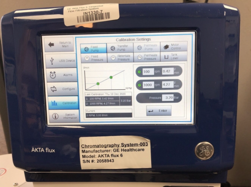 GE Akta Flux 6 Tangential Flow Filtration System