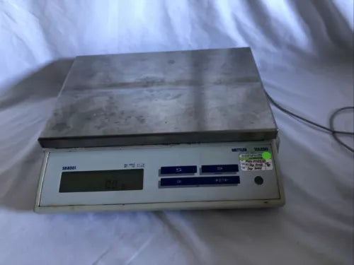Mettler Toledo SB8001 13x5x9" Platform Balance Scale 8.1kg 0.1g Tested Video