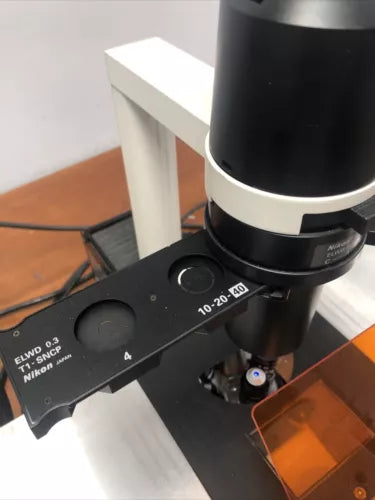 Nikon TS-100 Eclipse Inverted Fluor Phase Contrast Microscope + DP20 Camera