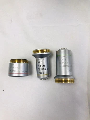 Leica - Leitz DM IL Inverted Phase Contrast Microscope With 4 Objectives DMIL
