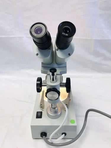 AmScope SE306-P 20x-40x Binocular Stereo Microscope with Dual Lights Tested