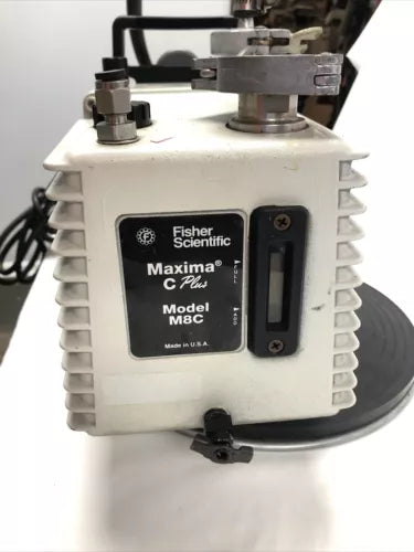 Fisher Scientific Maxima C plus M8C Rotary Vane Vacuum Pump 1/2 HP Single Phase