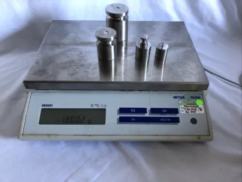 Mettler Toledo SB8001 13x5x9" Platform Balance Scale 8.1kg 0.1g Tested Video