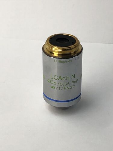 Olympus LC Ach N 40x/0.55 PhP UIS2 Phase Contrast Microscope Objective