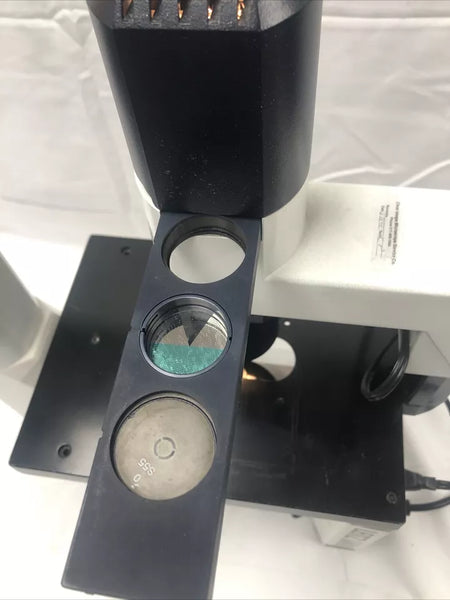 Leica - Leitz DM IL Inverted Phase Contrast Microscope With 4 Objectives DMIL