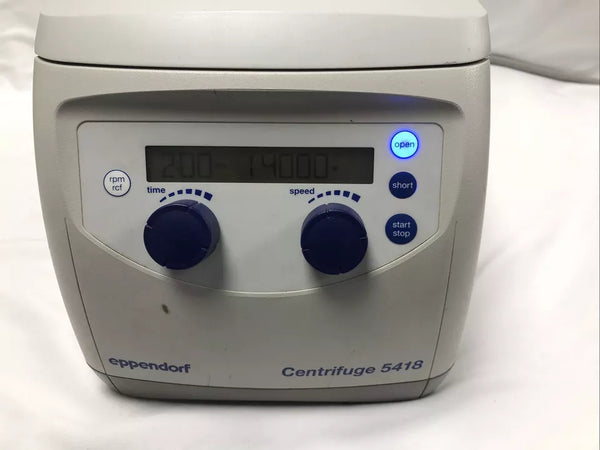 Eppendorf 5418 Centrifuge w/ Rotor FA-45-18-11 & Aerosol-Tight Lid, Warranty!