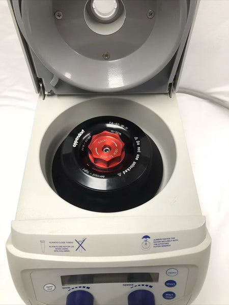 Eppendorf 5418 Centrifuge w/ Rotor FA-45-18-11 & Aerosol-Tight Lid, Warranty!