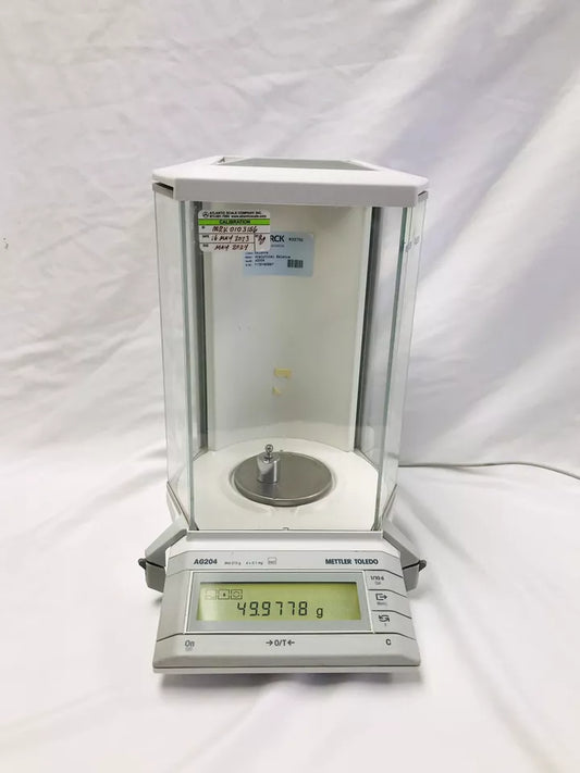 Mettler AG204 Analytical Lab Balance NO Power Supply 210g@0.1mg Tested Working