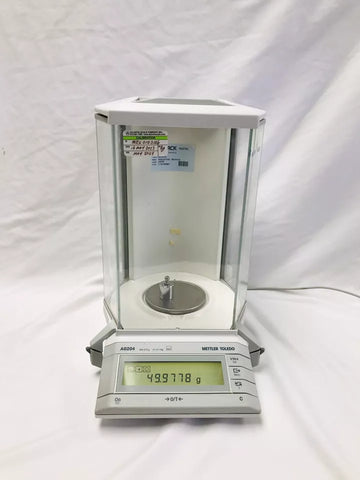 Mettler AG204 Analytical Lab Balance NO Power Supply 210g@0.1mg  tested working