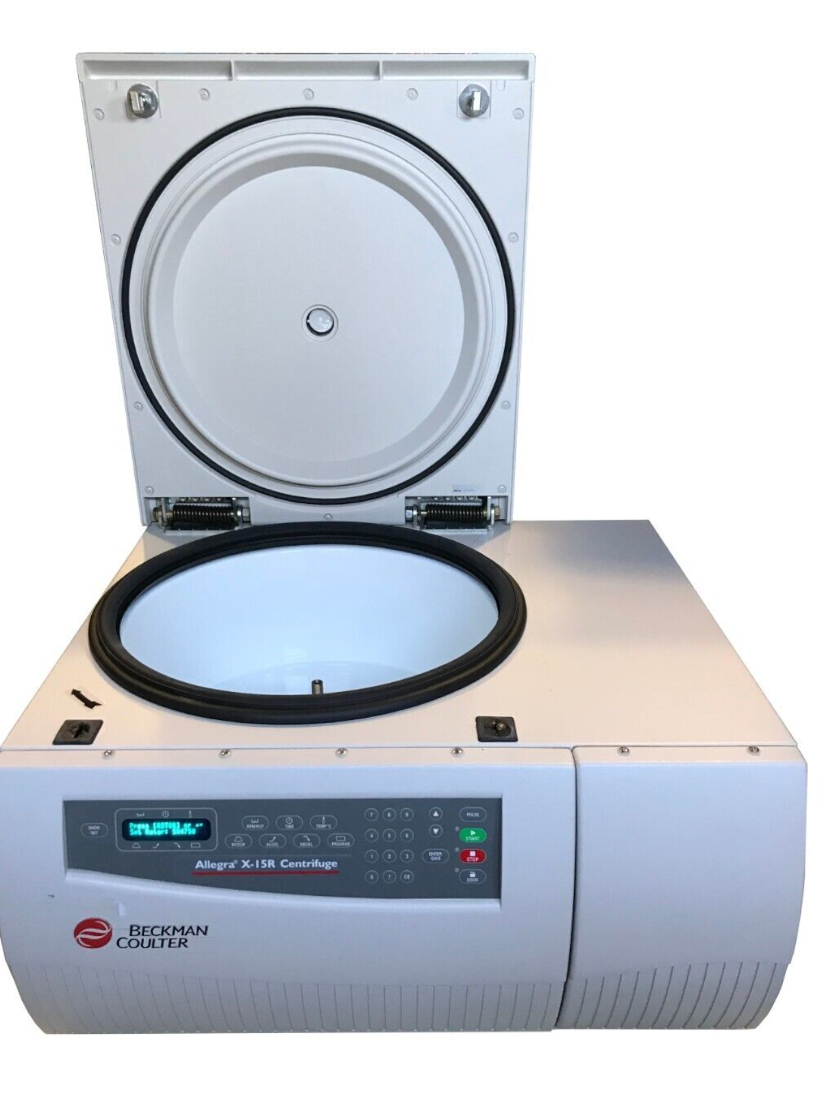 Beckman Coulter Allegra X-15R Refrigerated Centrifuge with rotor and backet