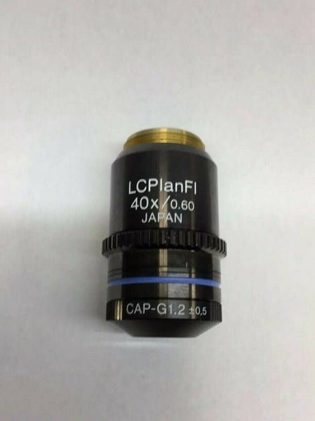 Olympus LCPlanFl 40X/0.60 ∞/ CAP-G1.2±0.5 Microscope Objective Excellent cond.