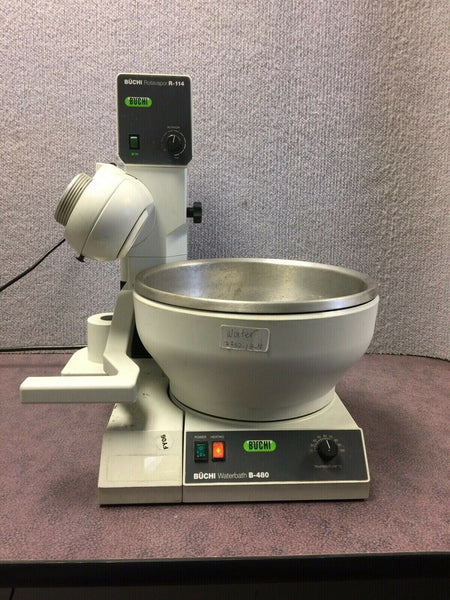 Buchi Rotavapor R-114 Rotary Evaporator with  B-480 Heating Waterbath