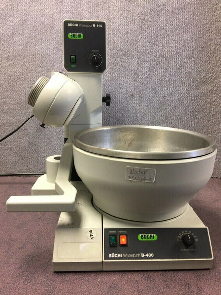 Buchi Rotavapor R-114 Rotary Evaporator with  B-480 Heating Waterbath