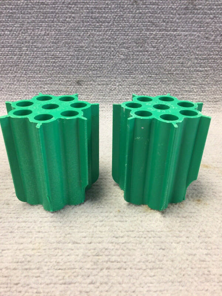 Pair of Sorvall 00447 Adapter 15mL 17x120mm Conical 8-place (Lot of 2) Warranty