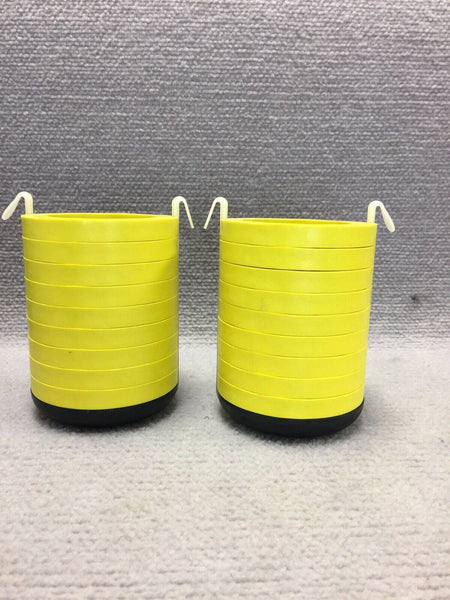 2x Beckman 500 mL Holders 339097 with 339116 Rubber Pad ~ SX4750 Allegra Yellow