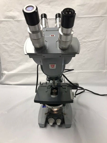 AO Spencer American optical 1036A Dual microscope with objective lens Project