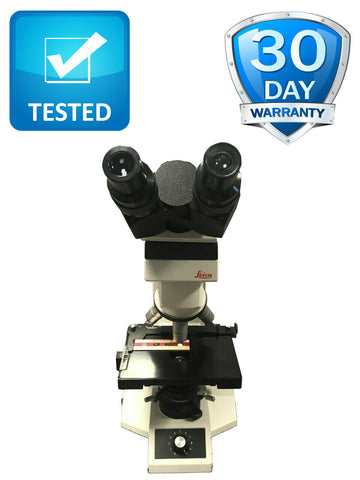 Leica ATC 2000 Illuminated Compound Light Microscope Tested Warranty