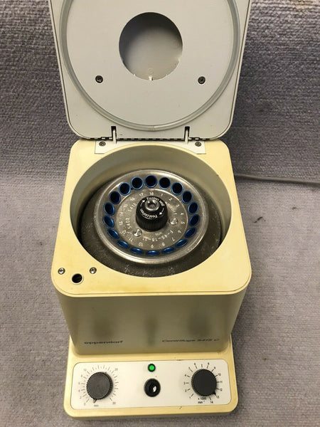 Eppendorf Centrifuge 5415 C Full Tested Rotor Warranty Working Tested 5415c