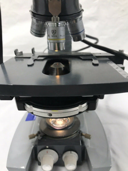 AO Spencer American optical 1036A Dual microscope with objective lens Project