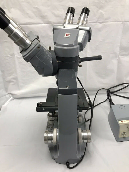 AO Spencer American Optical Dual 1036A Microscope with Objective Lens Project #3