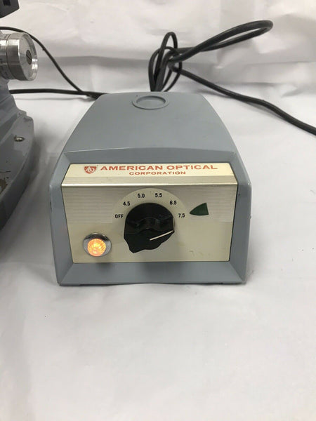 AO Spencer American Optical Dual 1036A Microscope with Objective Lens Project #3