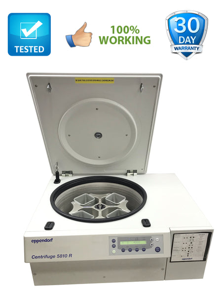 Eppendorf 5810R Centrifuge 5810 R Refrigerated with Rotor & Buckets Video 120v