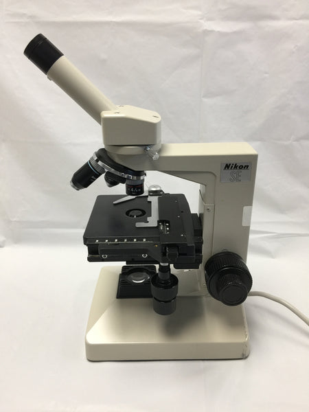 Nikon SE🔬 Microscope 3 Objectives 4x 10x 40x Basic Learning Starter Beginner