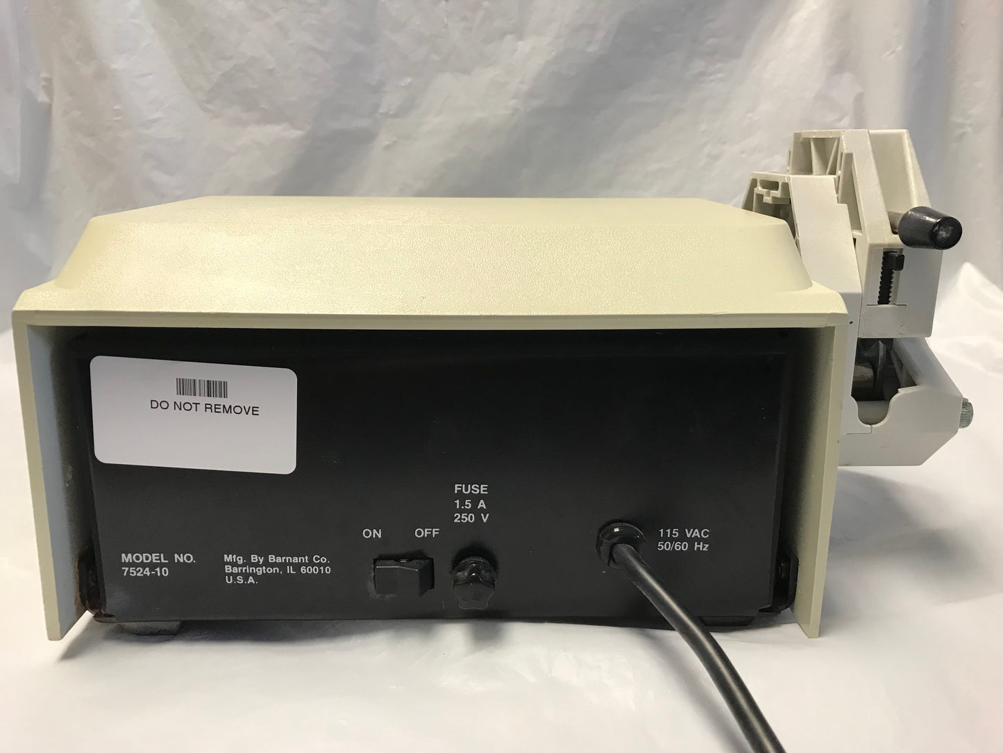 600 RPM Cole-Parmer Masterflex Peristaltic Pump Easy-Load Pump Head  7524-10