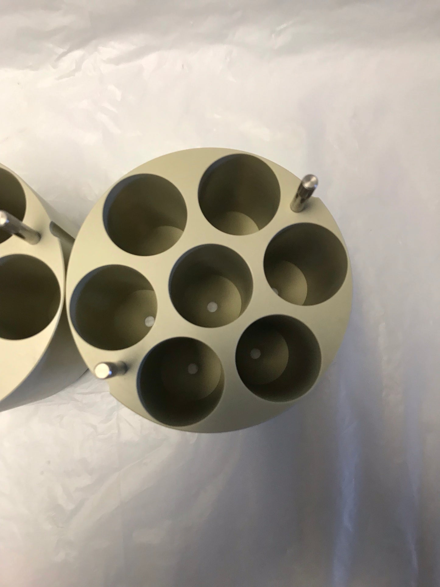 set of two Beckman Coulter 393266 Conical Tube Adapter 7x50ml