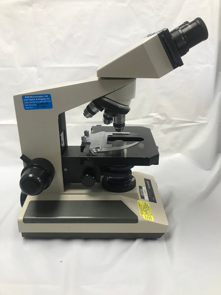 Olympus BH2 BH-2 Microscope 3 Objectives 10x 40x & 100x & Lamp