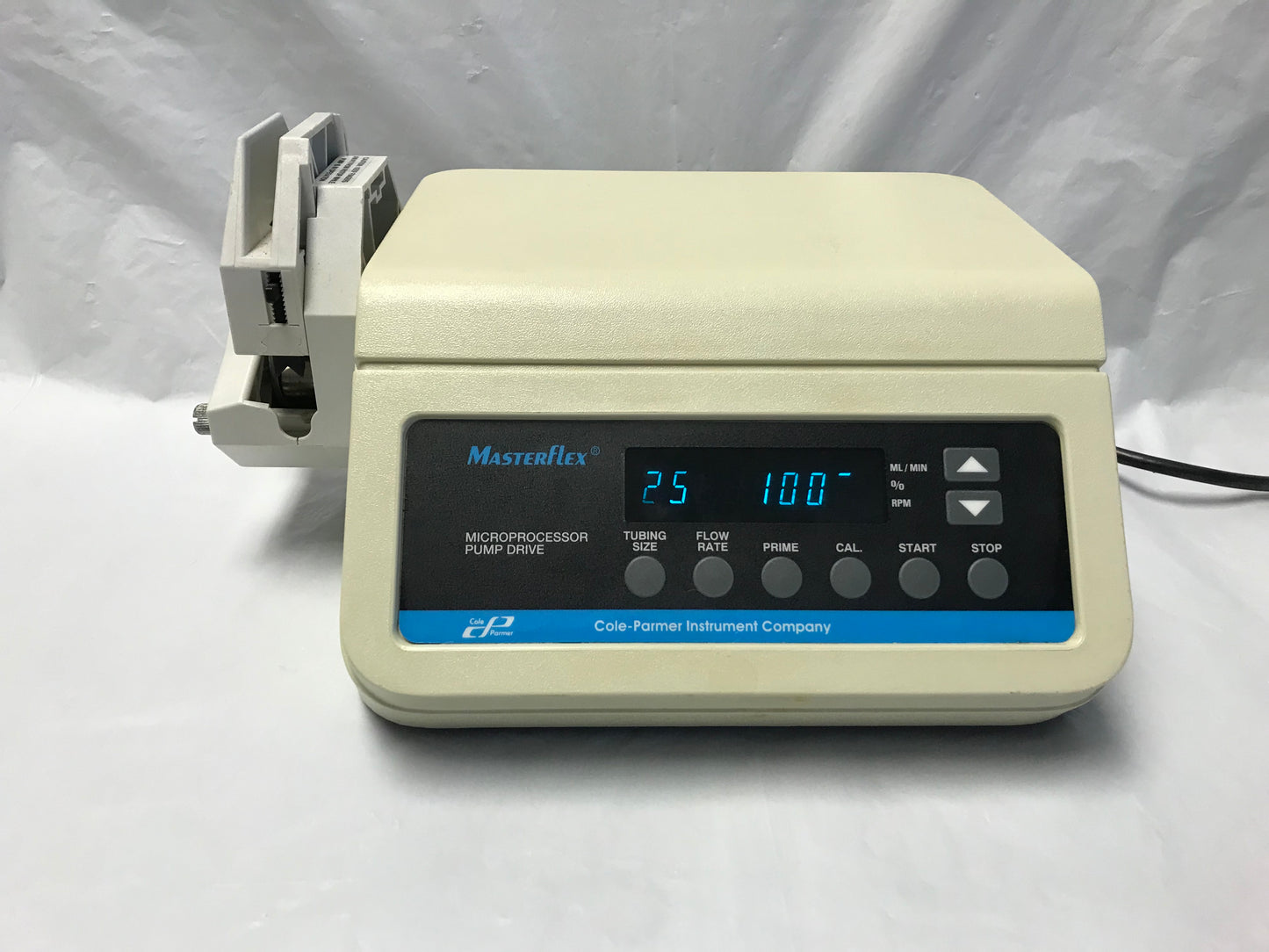 600 RPM Cole-Parmer Masterflex Peristaltic Pump Easy-Load Pump Head  7524-10