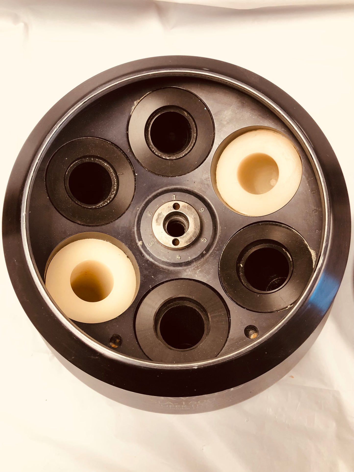 SORVALL SLA-1500 SUPER-LITE CENTRIFUGE ROTOR - AUTOCLAVABLE with 6 50ml adapter