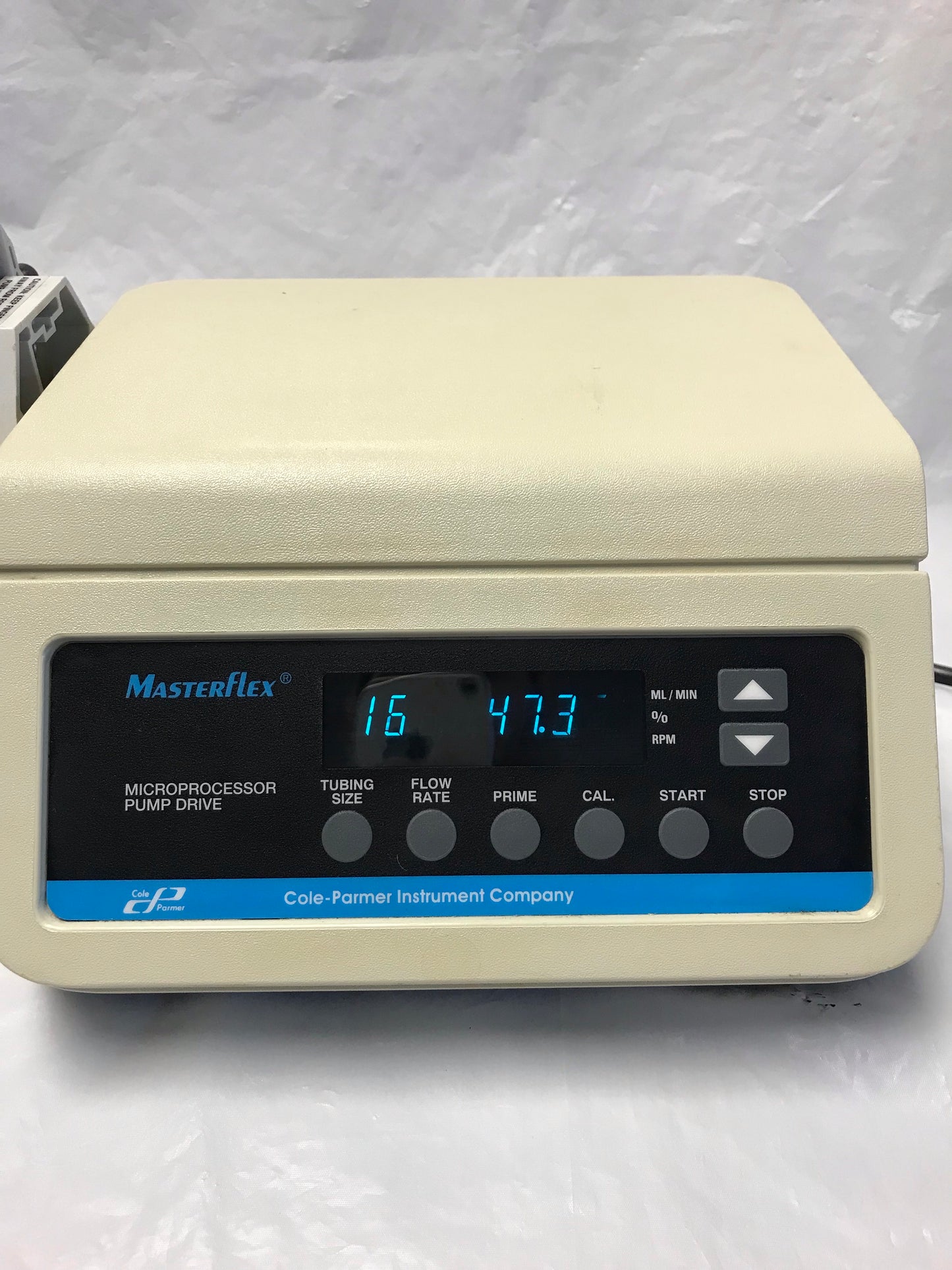 600 RPM Cole-Parmer Masterflex Peristaltic Pump Easy-Load Pump Head  7524-10