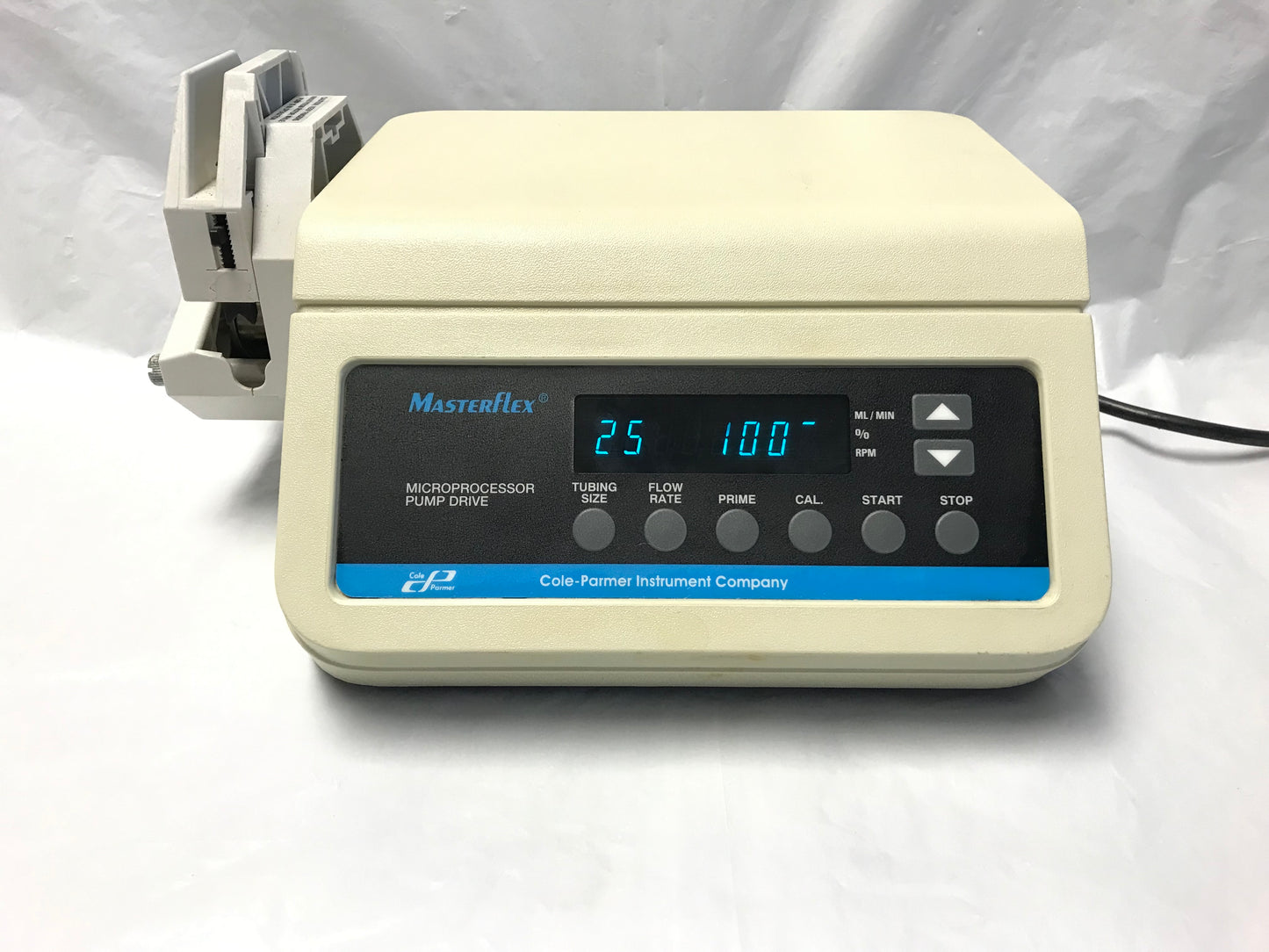 600 RPM Cole-Parmer Masterflex Peristaltic Pump Easy-Load Pump Head  7524-10