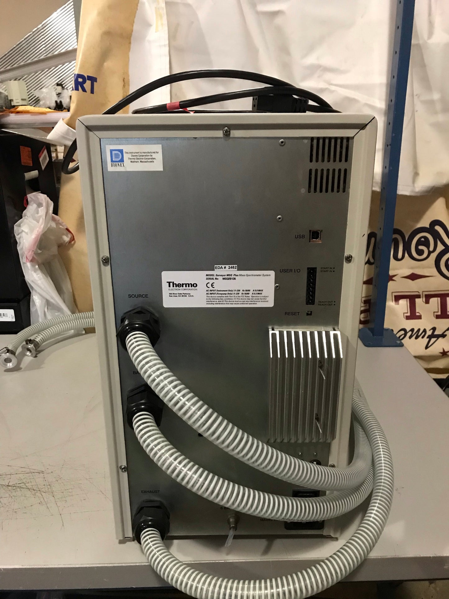 Thermo Dionex Surveyor MSQ Plus Mass Spectrometer Single Quadrupole