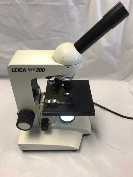 Student Friendly Leica BF200 Illumnated Monocular Compound Microscope 3 Objectives